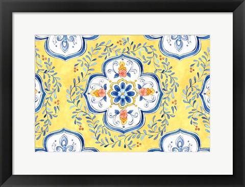 Framed Mediterranean Breezes XXII Print