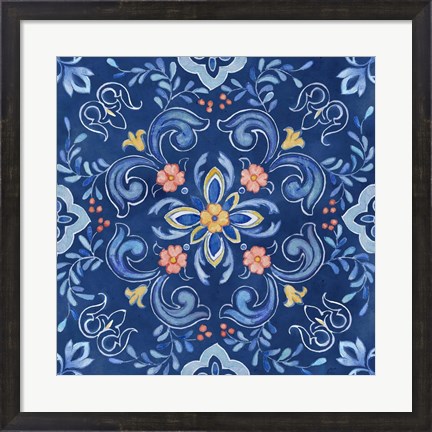 Framed Mediterranean Breezes XXVI Print