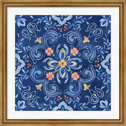 Framed Mediterranean Breezes XXVI Print