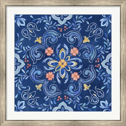 Framed Mediterranean Breezes XXVI Print