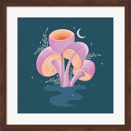 Framed Fantastic Fungi V Print