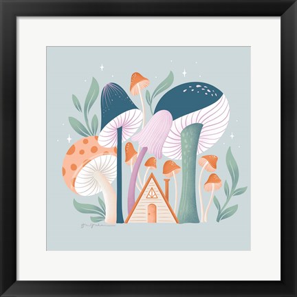 Framed Fantastic Fungi VI Print