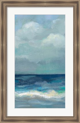 Framed Clouds and Sea Crop Print