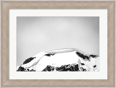 Framed Avalanche View Print