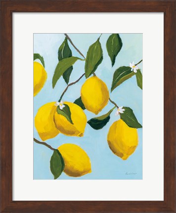 Framed Lemon Tree Print