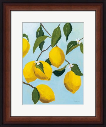 Framed Lemon Tree Print