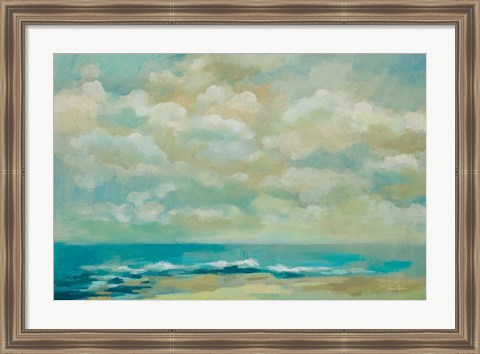 Framed Caressing Ocean Breeze Print