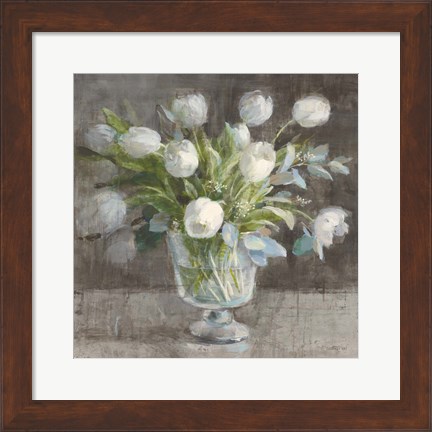 Framed Serene Tulips Print