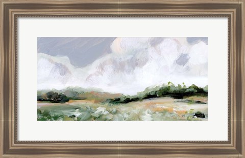 Framed Soft Summer Sky Print