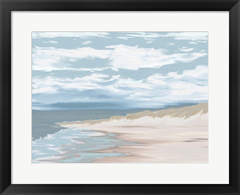 Framed Sand On The Beach Print