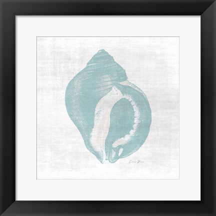 Framed Coastal Waters 1 V3 Print