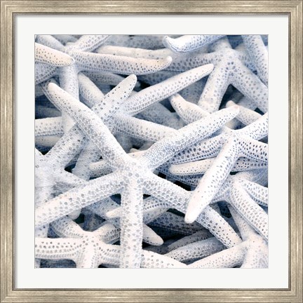 Framed Starfish Beach 3 V3 Print