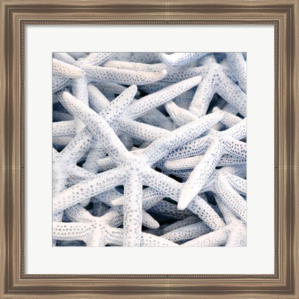 Framed Starfish Beach 3 V3 Print