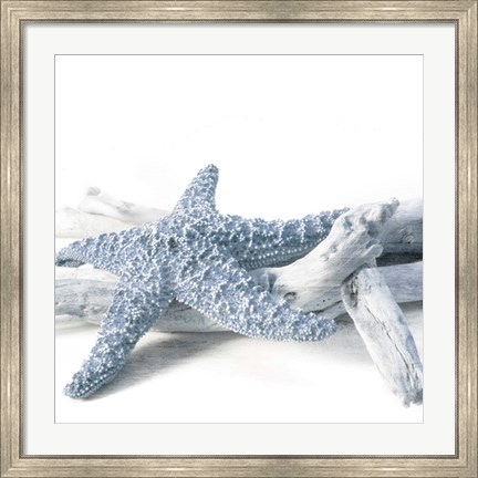 Framed Starfish Beach 4 V3 Print