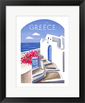 Framed Greece Print