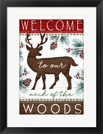 Framed Welcome Print