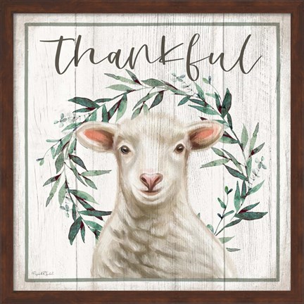 Framed Thankful Print