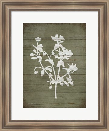 Framed Rustic Hearth II Print