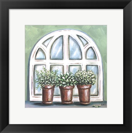 Framed Window Planter II Print