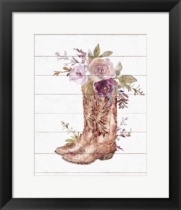 Framed Boots Print