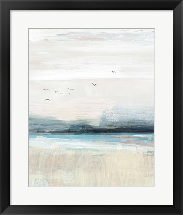 Framed Coastal Birds II Print