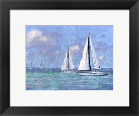 Framed Sailing Day Print