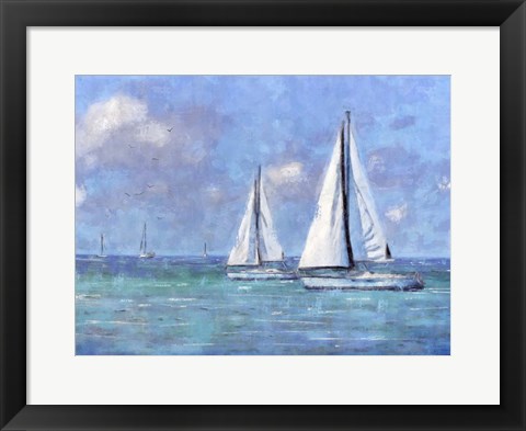 Framed Sailing Day Print