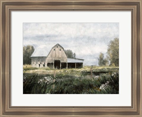 Framed Farmhouse Barn II Print