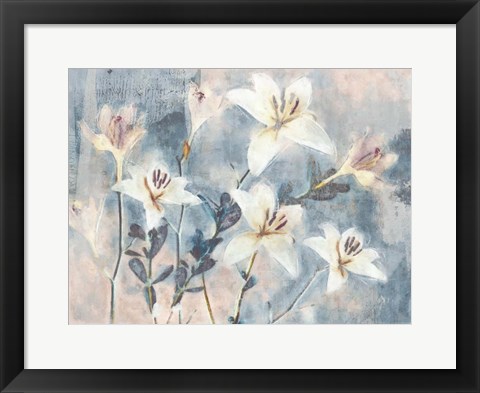 Framed Whisper Blooms II Print