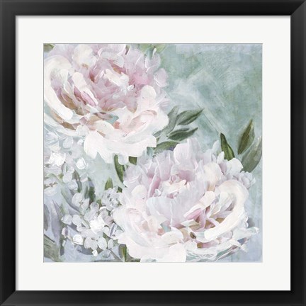 Framed Whispering Peonies Print