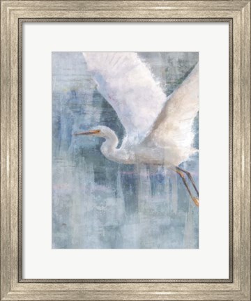 Framed Glacier Heron II Print