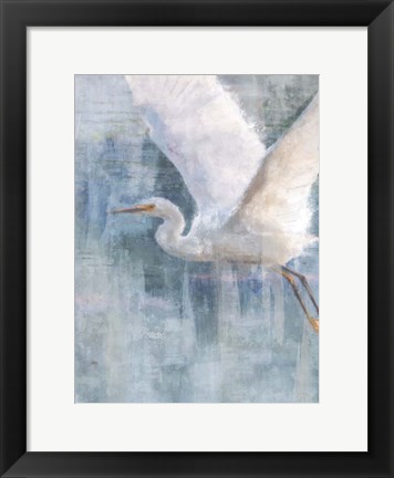 Framed Glacier Heron II Print