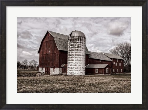 Framed Big Red Print