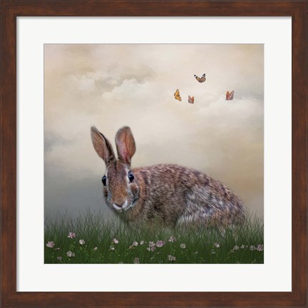 Framed Spring Softie Print