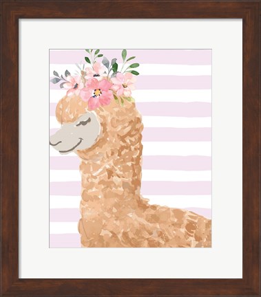 Framed Llama Print