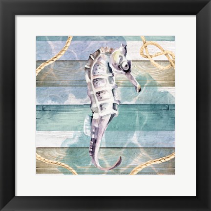 Framed Seahorse Print