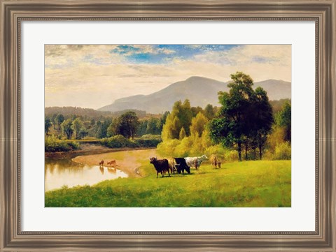 Framed Pasture Lands Print