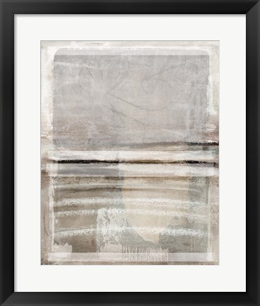 Framed Simple Silence II Print