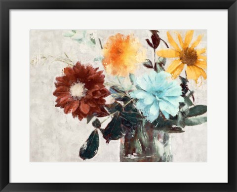 Framed Summer Bouquet II Print