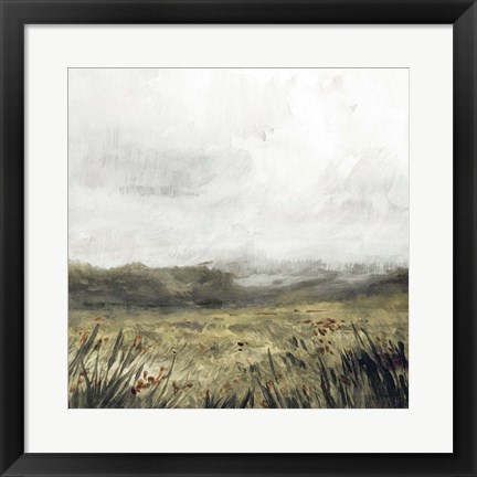 Framed Moody Landscape I Print