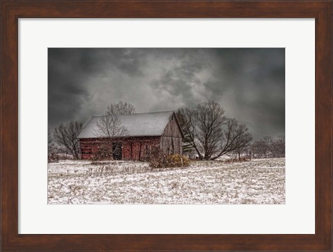 Framed Weathering Winter Print