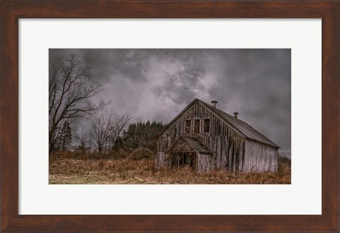 Framed Overtaken by Time Print