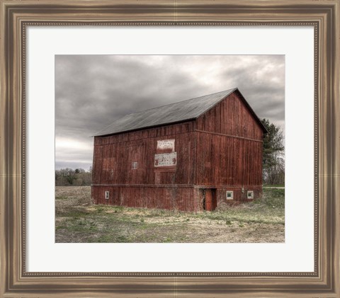 Framed Old Red Print