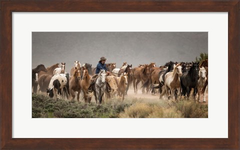 Framed Gallop On Print