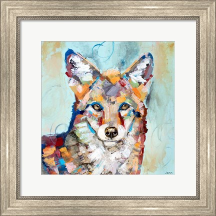 Framed Coyote Print