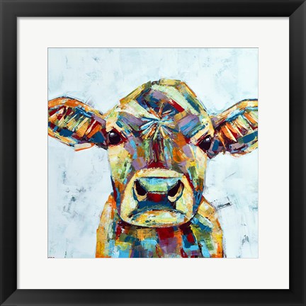 Framed Cow Print