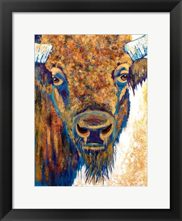 Framed Mama Bison Print