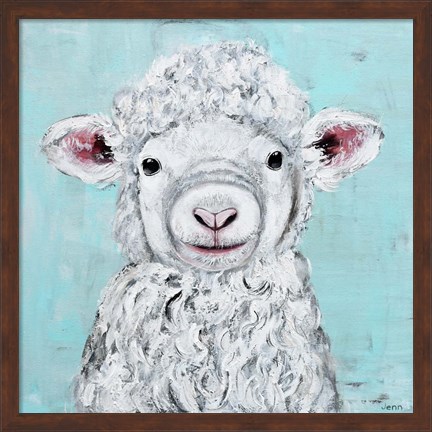 Framed Little Lamb Print