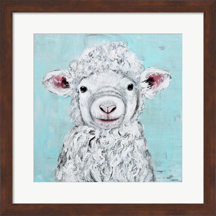 Framed Little Lamb Print