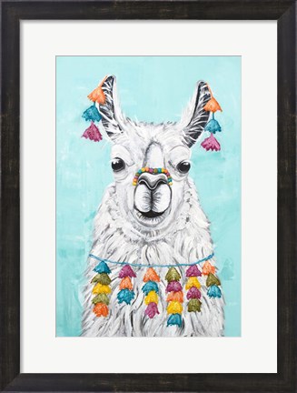 Framed Wolly Llama Print